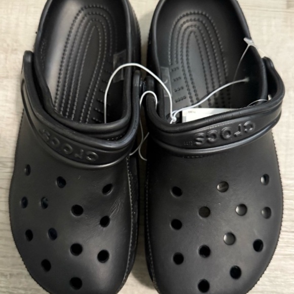 CROCS Other - CROCS NEW Black Clogs M10 or W12